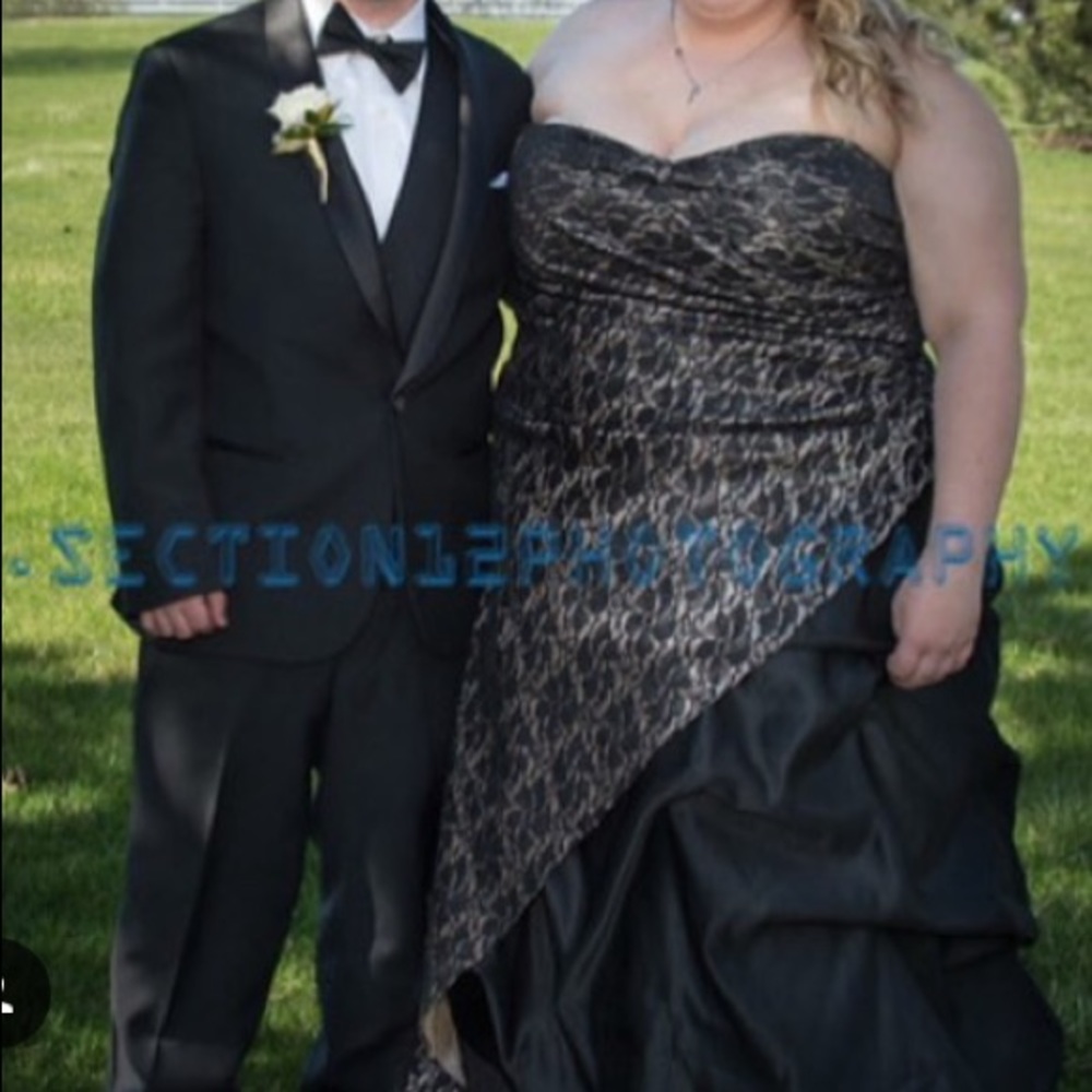 Plus size prom dress